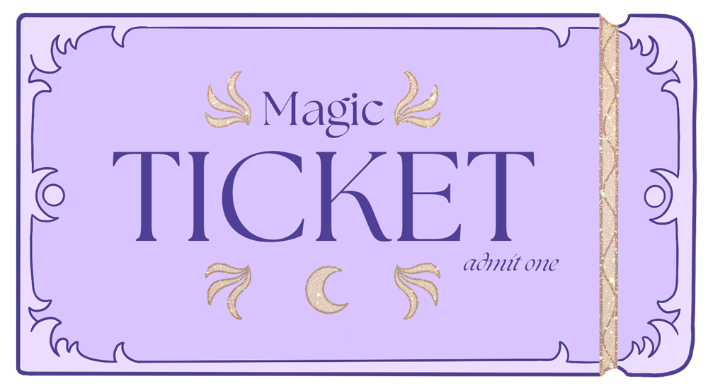 Magical Ticket Illustration