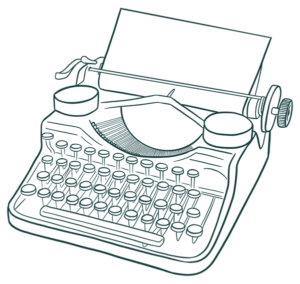 Eulenfeder_Brand_Illustrationen-Schreibmaschine